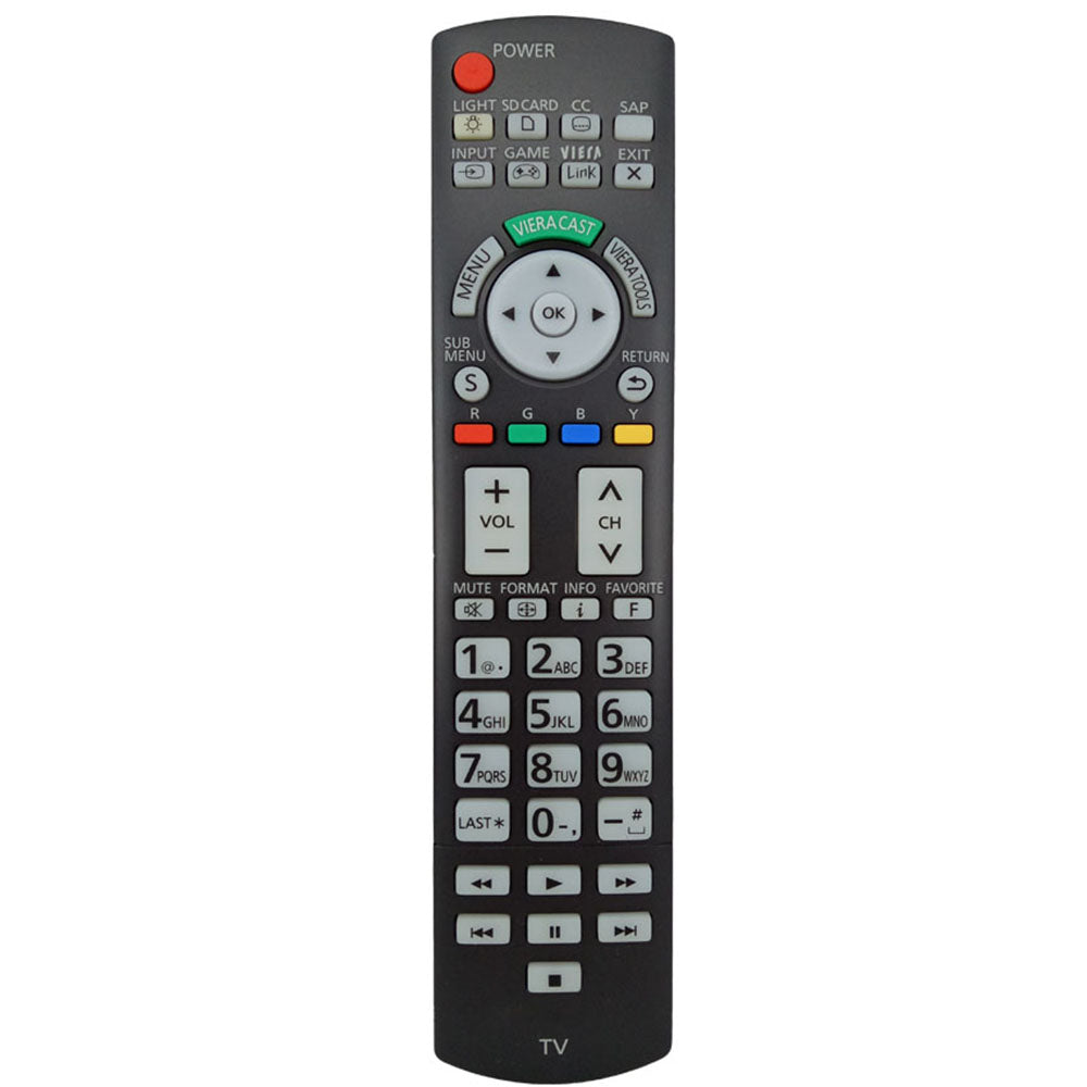 N2QAYB000486 Universal Remote for Panasonic Plasma Smart 3D LED LCD HDTV TV Remote