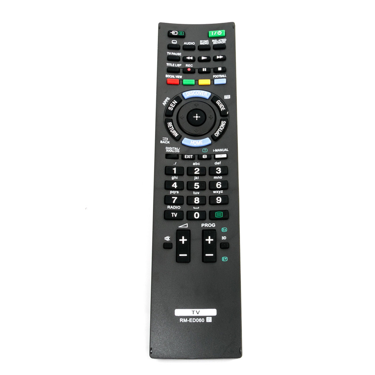 RM-ED060 Replacement Remote Control for Sony TV KD-65S9005B KD-75S9005B