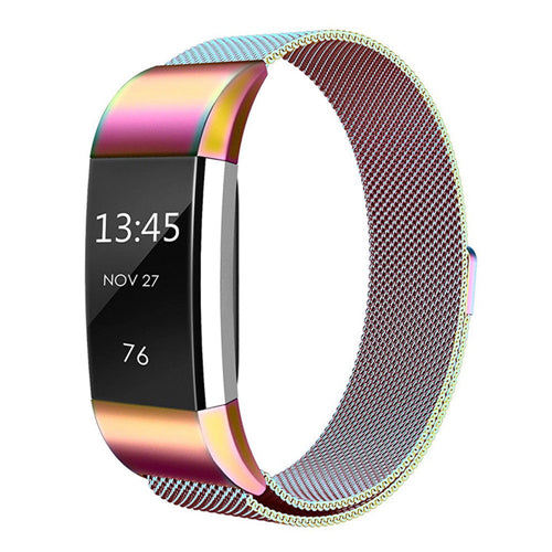 For Fitbit Charge 2 Band Metal Stainless Steel Milanese Loop Wristband Strap