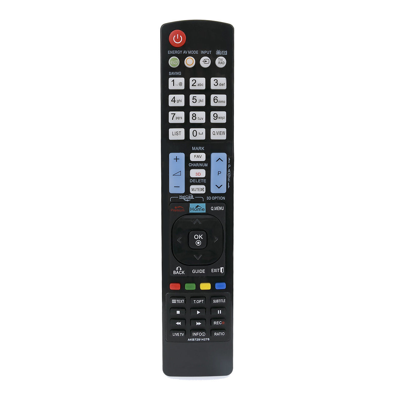 Replacement Remote Control AKB72914276 for LG TV 47LV5500 55LV5500