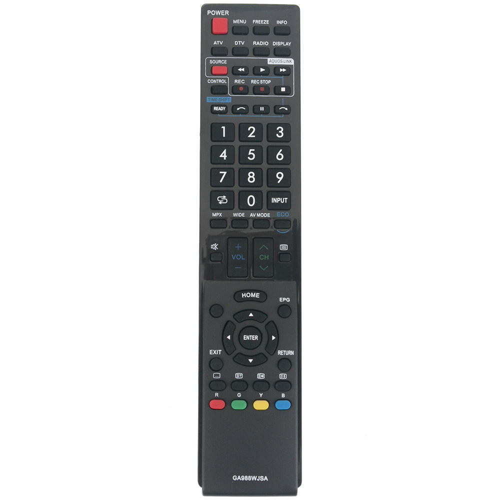 GA988WJSA Remote Control Replacement for Sharp TV LC-70LE735X LC70LE735X