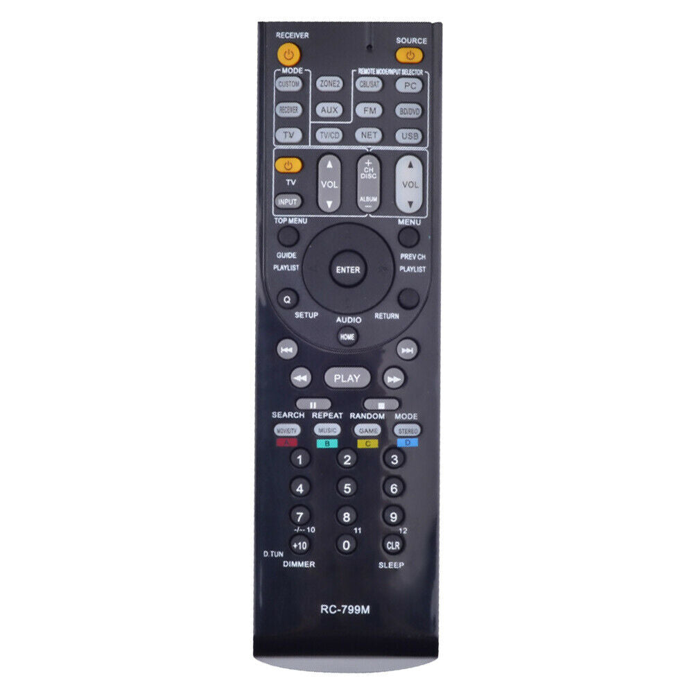 Replacement Remote Control RC-799M for Onkyo AV Receiver RC-712M Tx-nr616