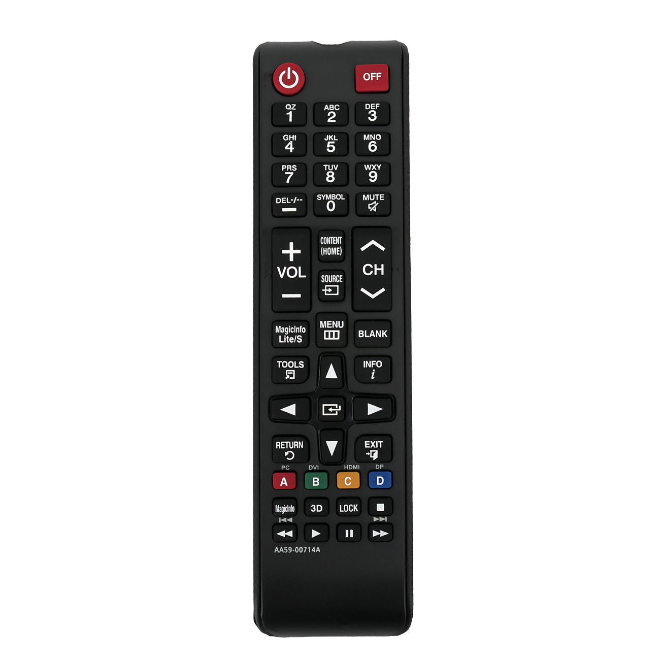 AA59-00714A AA5900714 Replacement Remote for Samsung TV HG32ND478GFXZA ME46C