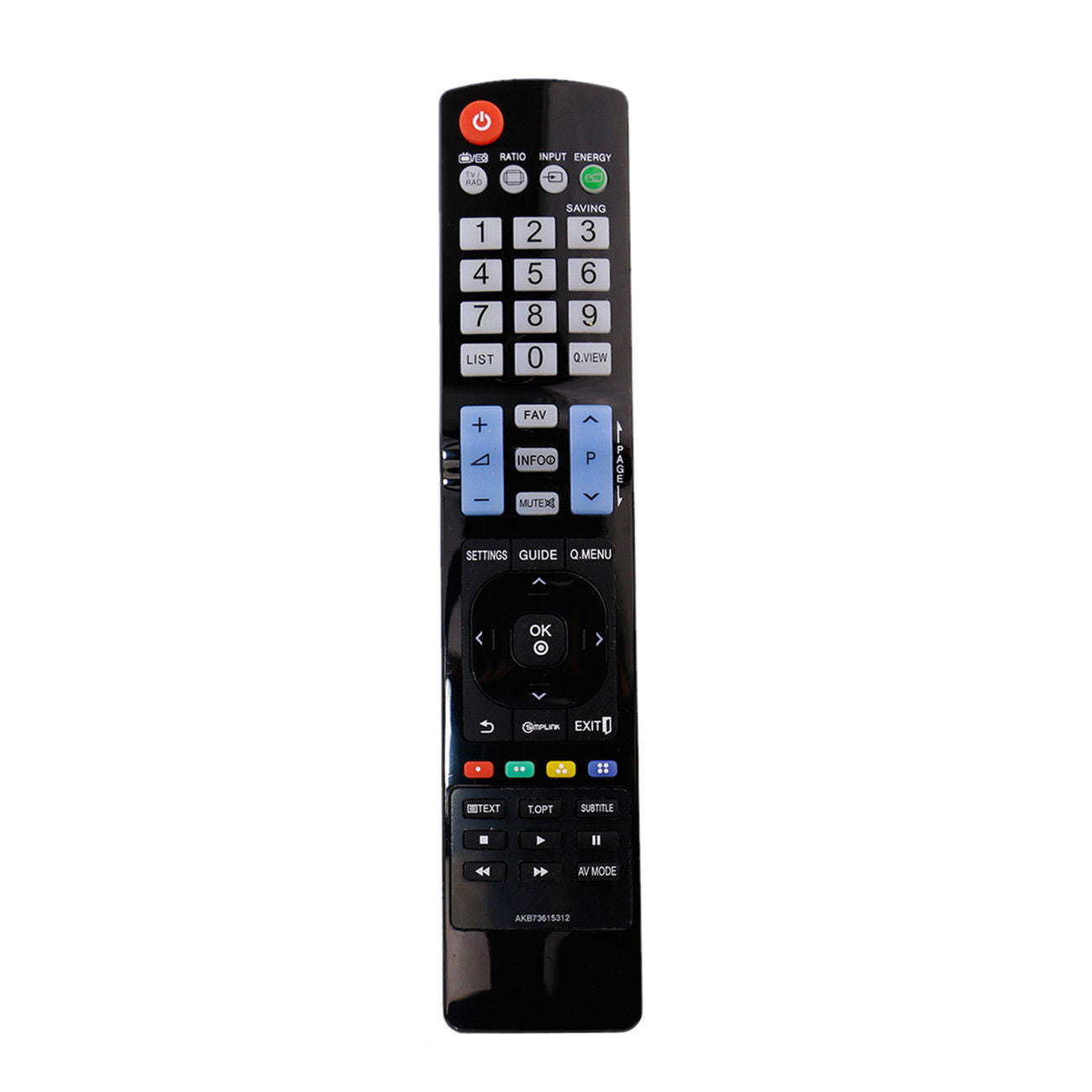 AKB73615312 Replacement Remote for LG TV 60PK550 60PA650T 55LS4600 57LD650 55LS5650