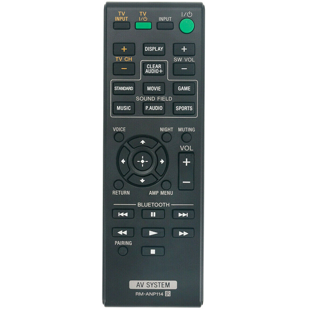 RM-ANP114 Remote Replacement for Sony Sound Bar HT-CT770 HT-CT370 HTCT770 HTCT370