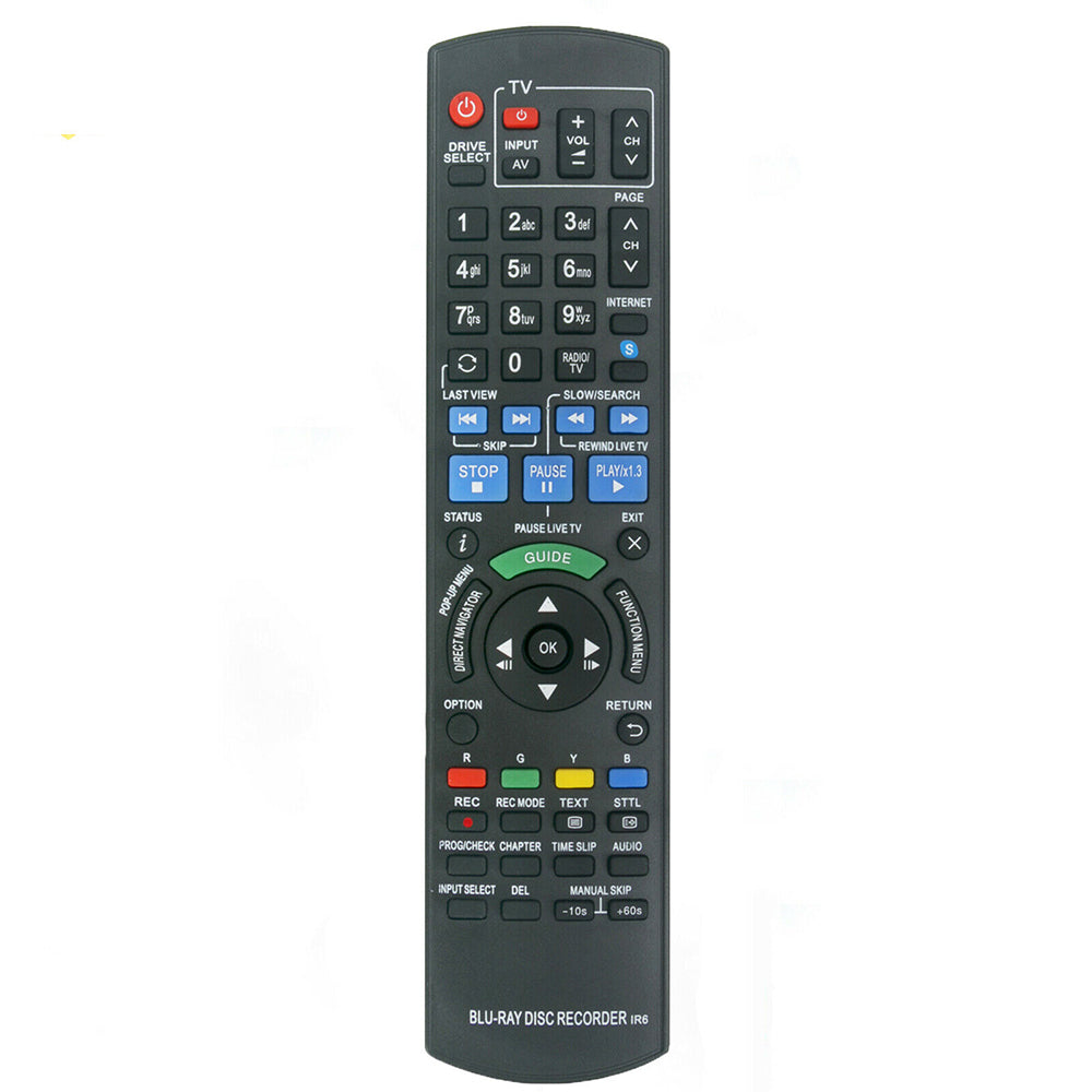 N2QAYB000755 Remote Replacement for Panasonic DVD Blu-Ray Recorder DMR-XW380GL