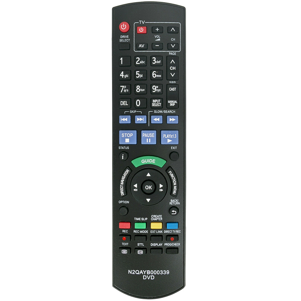 N2QAYB000339 Remote Replacement for Panasonic Blu-Ray Player DMR-XW380 DMR-BWT700
