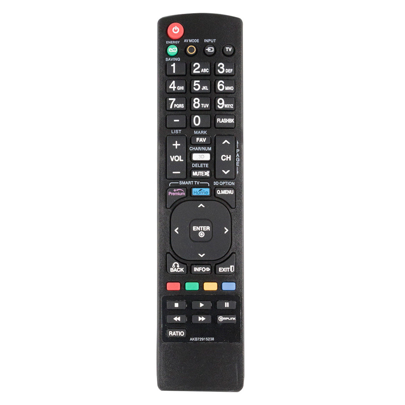 Replacement Remote AKB72915238 sub AKB72914271 for LG 3D Smart TV 42LE4900