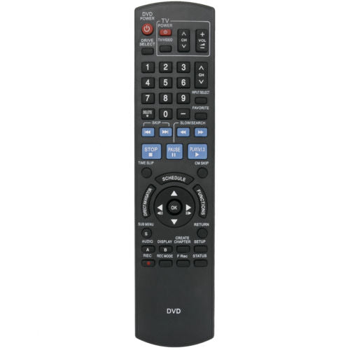 N2QAYB000196 Remote Control Replacement for Panasonic DVD Recorders DMR-EZ28
