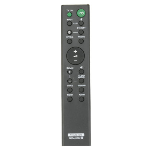 Replacement RMT-AH100U Remote for Sony Sound Bar HT-CT180 SA-CT180 HTCT180