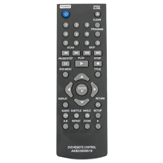 AKB33659510 Remote Replacement for LG DVX340 DVX350 DVX352 DVX440 DVX380