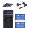 2X NP-BX1 Replacement Battery + DC134 Travel Charger Kit Compatible Sony DSC-H400
