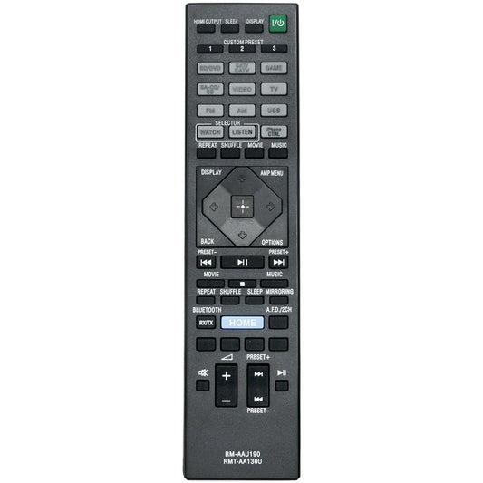 RMT-AAU190 RMT-AA130U Remote Replacement for Sony AV Receiver STR-DN860