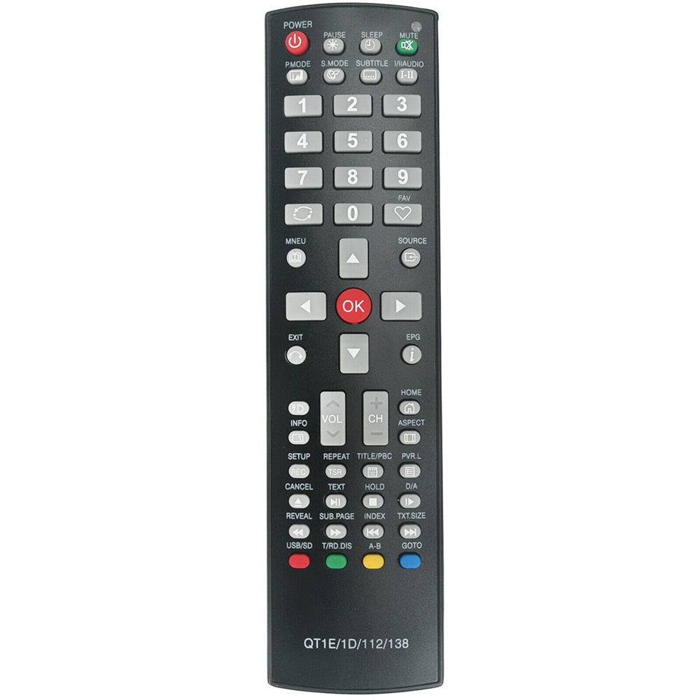 QT112 Remote Replacement Substitute For Soniq L32V10A-AU E16Z11A-AU QSP550TV2