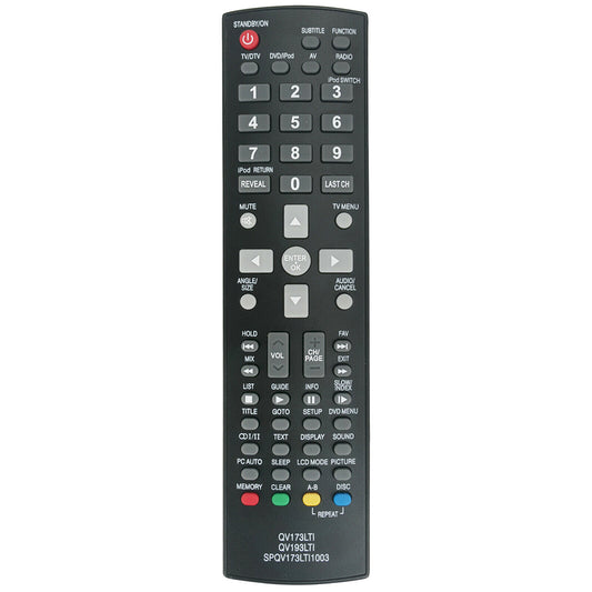 QV173LTI QV193LTI SPQV173LTI1003 Remote Replacement for SONIQ TV IV190T IV220T