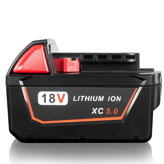 Battery Replacement For Milwaukee 5.0AH 18V M18 M18B4 48-11-1828 Red Lithium Ion XC
