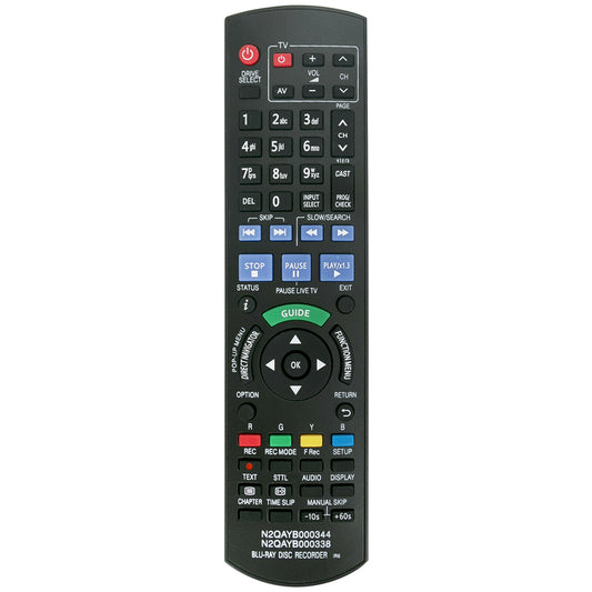 N2QAYB000344 N2QAYB000338 Remote Replacement for Panasonic Recorder DMRXW350 DMRXW450