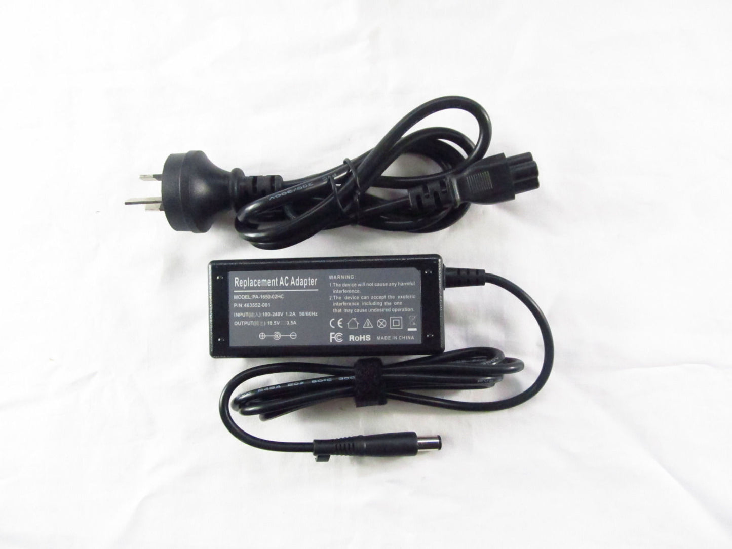 65W AC Adapter Charger Replacement for HP 391172-001 409992-001 Pavilion dv4 dv5 dv6 dv7