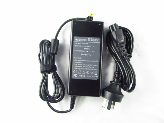 Laptop Charger Replacement For Acer Aspire 5750 5750G 5810TG 5810G 5820T 5820TG 19V 4.74A
