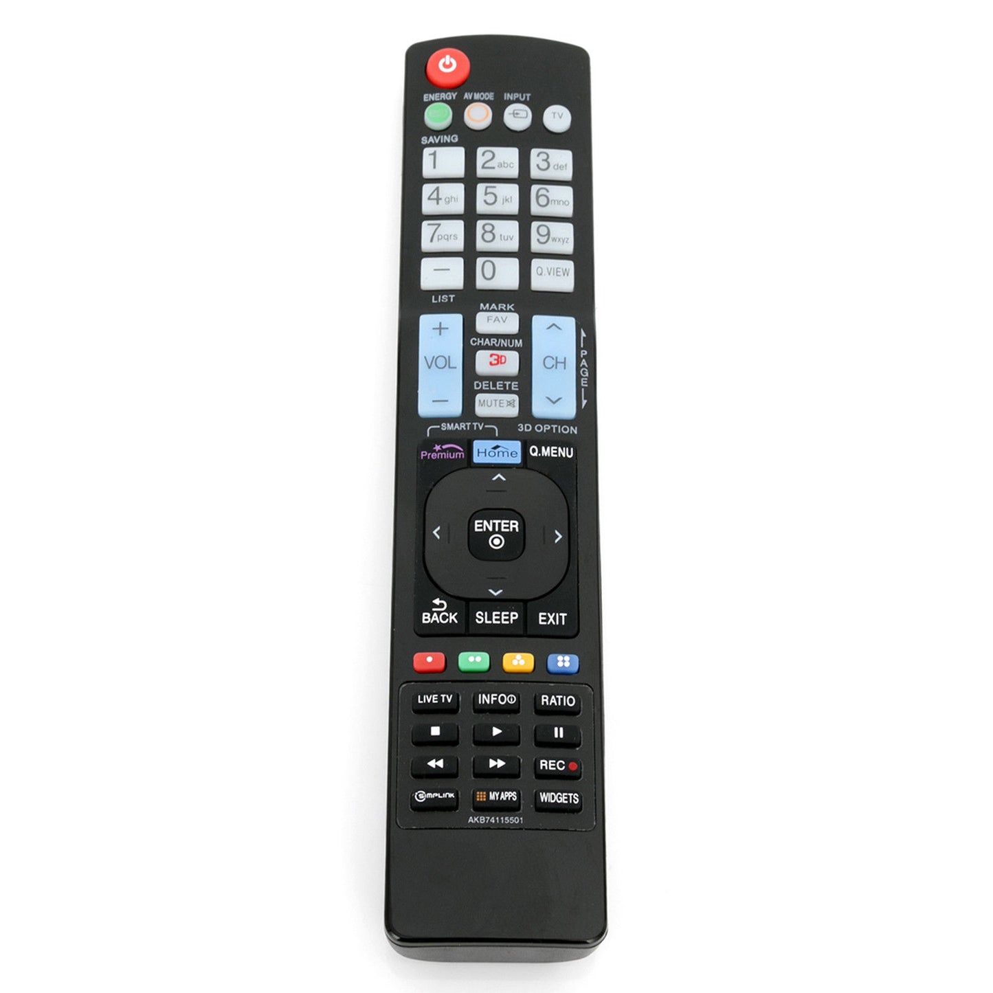AKB74115501 Replacement Remote for LG TV 26LD325-ZA 26LD350 22LV2500 26LU502