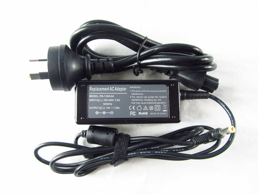 AC Adapter Replacement for Acer ADP-30JH B Aod150-1462 PA-1300-04 Battery Charger