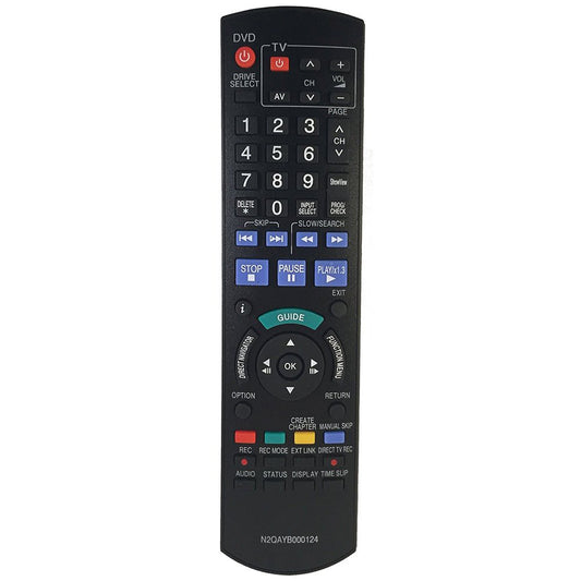 Replacement Remote Control N2QAYB000124 for Panasonic DMRXW380 DMRXW385