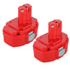 2x 18V 3.0AH NI-MH Battery Replacement For Makita 1822,1823,1833,1834,1835,1835F,PA18,4334D