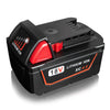 18V 4.0Ah Red Lithium Ion XC 4.0 Battery Replacement For Milwaukee M18 M18B4 48-11-1828